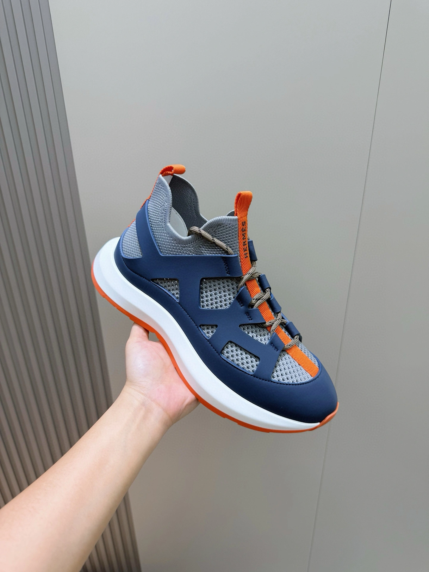 OOBB-- H5r75s Katana Calfskin Thick soles：4.3CM item:E-X230F2666